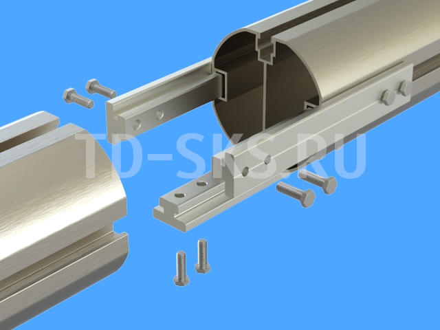 Профиль для солнечных панелей DS-Strong 90 крепление